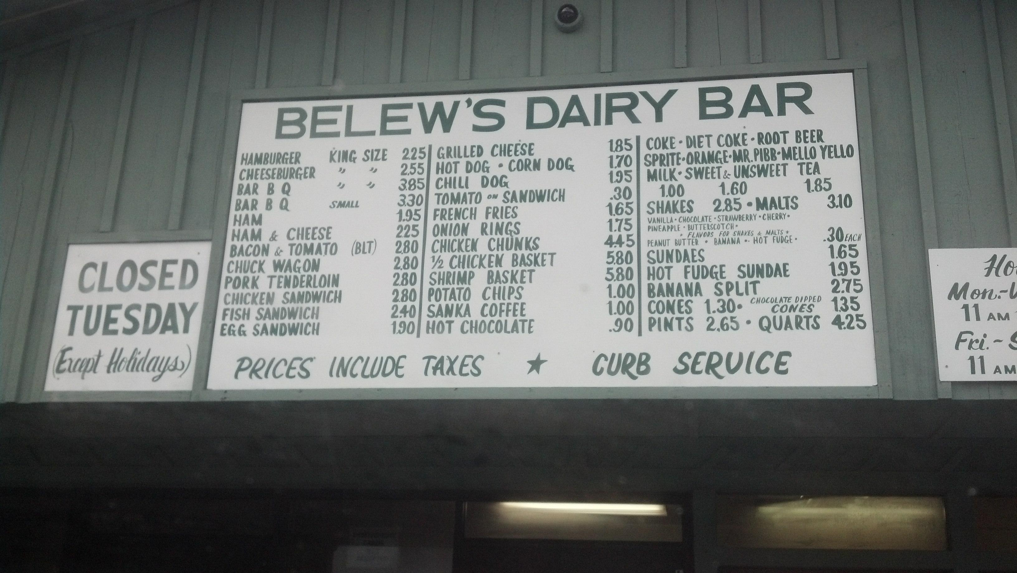 Belew`s Dairy Bar